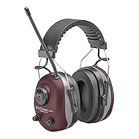 WELCOM660 Earmuff, Headband, AM/FM, Red (COM-660)
