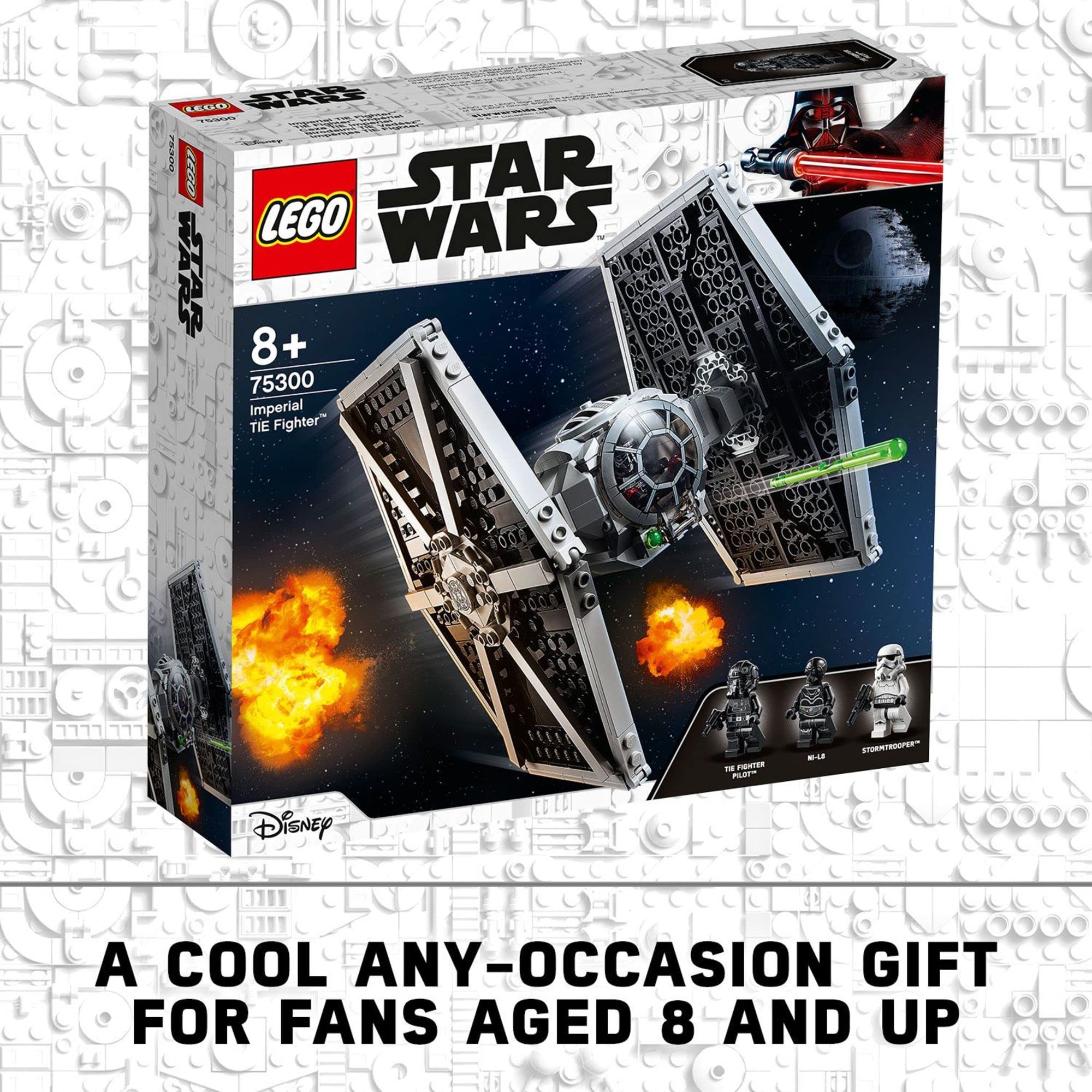 Lego Star Wars Imperial TIE Fighter 75300 Building Toy with Stormtrooper and Pilot Minifigures from The Skywalker Saga