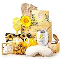 13 Pcs Self Care and Birthday Gift Box for Women - Women’s Day Gift for Women, Mom, Wife with Bath Care and Relaxing Gifts - Tumbler, Scented Candle, Bath Bomb ,Soap, Hair Brush, Bracelet