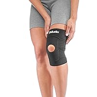 Mueller Sports Medicine 4 Way Adjustable Knee Brace-Pain Relief Support for Arthritis, Meniscus Tear, ACL, and Joint, One Size Fits Most, for Men and Women, Black