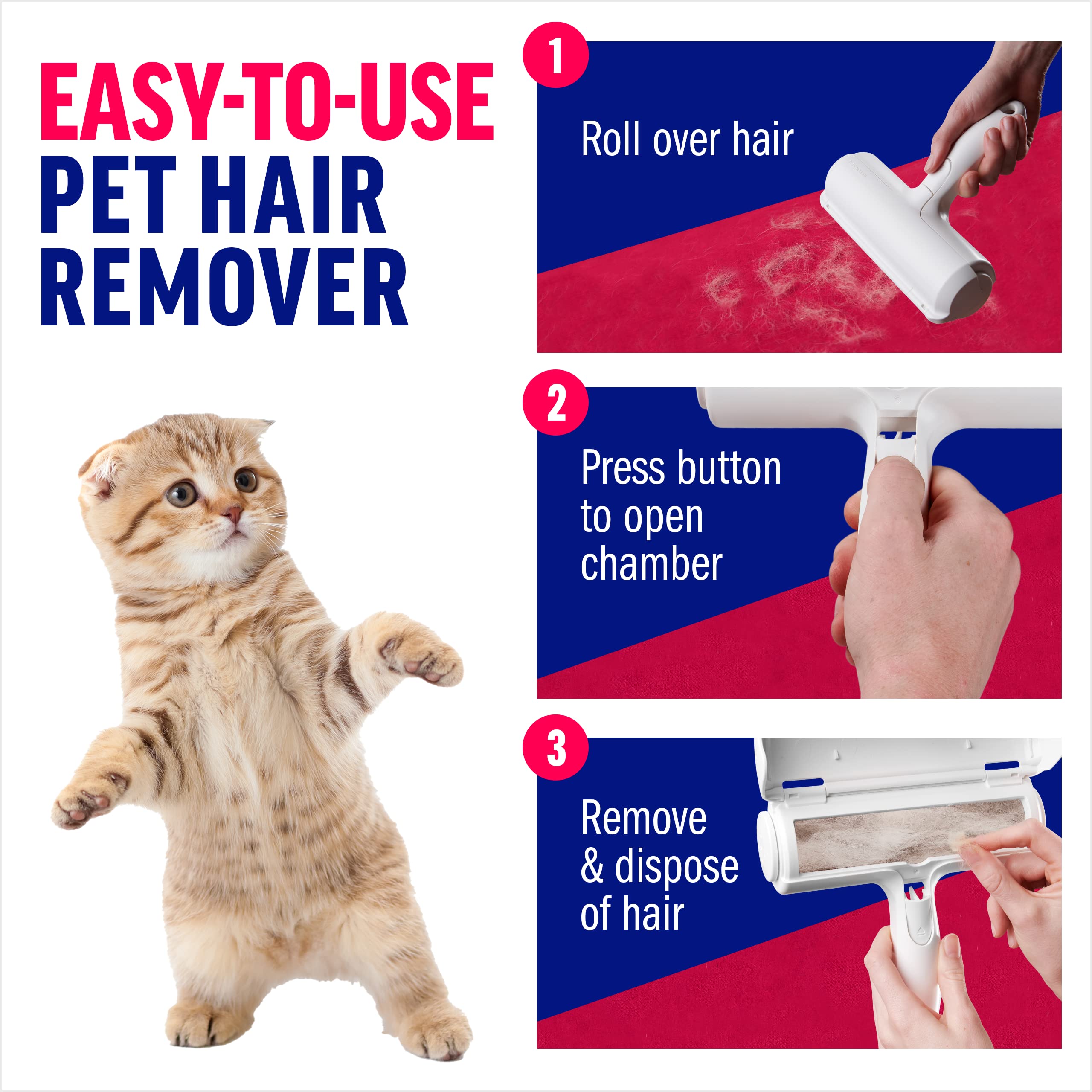 Mua ChomChom Pet Hair Remover - Reusable Cat and Dog Hair Remover for  Furniture, Couch, Carpet, Car Seats or Bedding - Portable, Multi-Surface  Lint Roller and Fur Removal Tool trên Amazon Mỹ