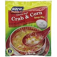 Nora Chinese Style Crab and Corn Soup Mix, 2.12-Ounce (Pack of 6)