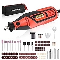 ValueMax Power Rotary Tool Kit, Keyless Chuck, Variable Speed Corded Rotary Tool with 120 Pcs Accessories for Crafting, Including Carving, Engraving, Sanding, Polishing, Cutting tools and Carrying Bag