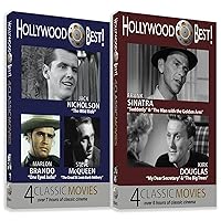HOLLYWOOD BEST Exclusive Set - 8 Classic Movies Starring Marlon Brando, Jack Nicholson, Frank Sinatra, Steve McQueen & Kirk Douglass - 13 Hours on