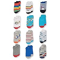 Spotted Zebra Boys' Cotton Ankle Socks