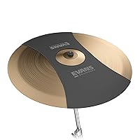 Evans Soundoff Drum Mute Pads - Drum Pads for Acoustic Drum Sets - Drum Mutes Pack - For Ride Cymbals - Great for Silencing Drum Kits to Practice - Fits 22