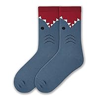 Women's Funny Animal Crew Socks-1 Pairs-Cool & Cute Wordplay Novelty Gifts