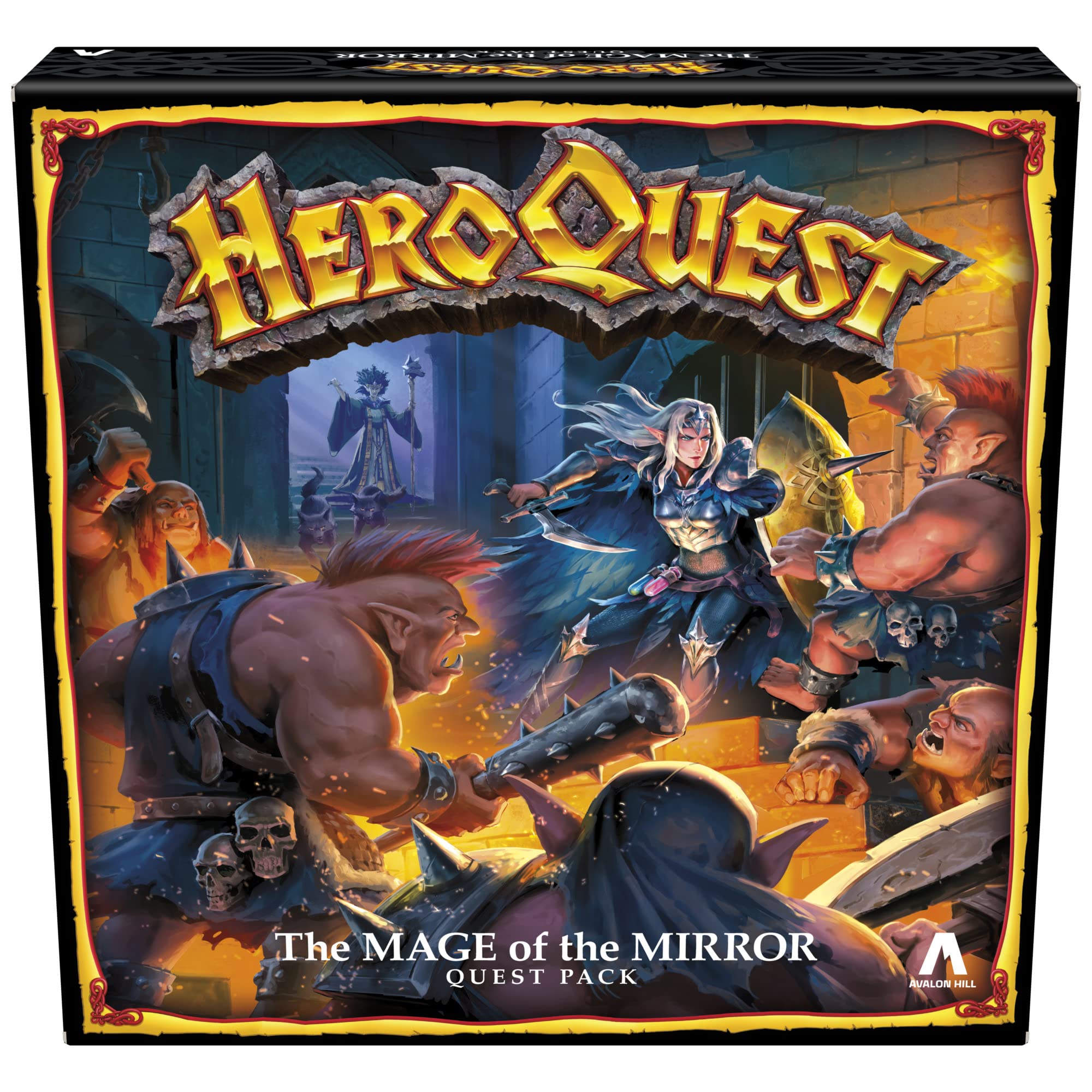 Heroquest The Mage of The Mirror Quest Pack, Roleplaying Game for Ages 14+, Requires HeroQuest Game System to Play