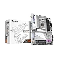 GIGABYTE B650E AORUS Elite X AX ICE AM5 LGA 1718 AMD B650 ATX Motherboard with 5-Year Warranty, DDR5, 3X M.2, PCIe 5.0, USB 3.2 Gen2X2 Type-C, WiFi 6E, 2.5GbE LAN, Q-Flash Plus, EZ-Latch Plus