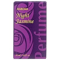MAROMA Night Jasmine Perfume, 0.34 FZ