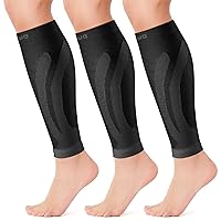 Calf Brace, Shin Splint Compression Sleeve (1 Pair) for Swelling, Edema,  Hiking, Training, Adjustable Calf Support, Shin Brace for Men and Women