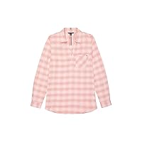 Tommy Hilfiger Women's Adaptive Popover Shirt With Wide Neck Opening