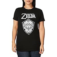 Nintendo Junior's Legend of Zelda Shield Crew Neck Graphic T-Shirt