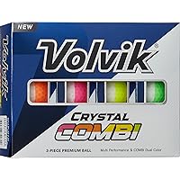 Volvik Crystal Combi Golf Balls