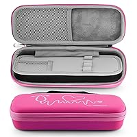 Primacare KB-9297-PK Pink Stethoscope Case, Supplies NOT Included, for Stethoscopes and Medical Supplies, Multiple Compartments, Portable and Lightweight First Aid Kit Bag, Accessories for Nurses