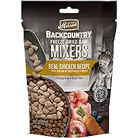 Merrick Backcountry Freeze Dried Raw Grain Free Dry Meal Mixers, Premium And Natural Dog Food Toppers, Chicken - 12.5 oz. Pouch