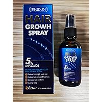 5% Minoxidil Hair Growth Spray For Men and Women 60ML, Hair Regrowth Treatment Serum For Stronger Thicker Longer Hair - Stop Thinning and Hair Loss Hair Loss Treatmen