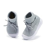 MORENDL Baby Sock Shoes Toddler Sneakers Infant Tennis Slip On Walking Shoes Boys & Girls Non-Slip Slippers