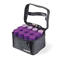 Conair Instant Heat Compact Hot Rollers w/ Ceramic Technology; Black Case with Purple Rollers