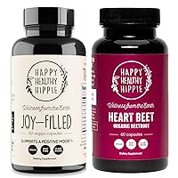 Happy Healthy Hippie Beetroot Superfood Capsules + Joy-Filled Mood Support Supplements