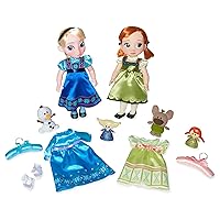 Disney Anna and Elsa Singing Dolls Deluxe Gift Set Animators' Collection, Frozen Toy Figure