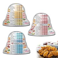Air Fryer Magnetic Cheat Sheet Set, Instapot Air Fryer Accessories Cooking Times Chart. Instant Pot Air Fryer Cooking and Frying Quick Reference Guide Cookbook Magnets (Grey)