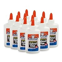 Liquid School Glue, Washable, 4 Ounces Each, 12 Count - Great for Making Slime