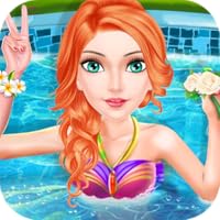 Pool Party For Girls dress up and fashion contest - game for kids and little girls FREE