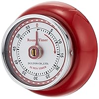 Dalton 100-189RD Kitchen Timer (Analog), Red, Magnetic Included