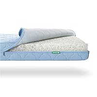 Newton Baby Crib Mattress Spare Cover | 100% Breathable Proven to Reduce Suffocation Risk, Safe, Machine Washable, Non-Toxic, Rest Easy - Sky Blue (Cover ONLY)