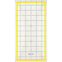 Clear Quilting Ruler - 6x12 Inch Clear Sewing Ruler - Fabric Cutting Ruler for Quilting - Clear Rulers Grids for Precision Measurements - Quilting Rulers - Fabric Ruler for Sewing