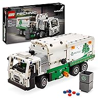 LEGO Technic Mack LR Electric Garbage Truck, Rubbish Car Model for Recycling Role Play, Buildable Truck Toy for Children, Car Gift for Boys and Girls from 8 Years Who Love Vehicles 42167