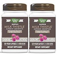 Nature's Way Enzymatic Therapy Super Milk Thistle, 2 Piece Pack, 120 Count