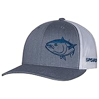 Bluefin Tuna Trucker Hat: Adjustable Snapback | Spearfishing | Fishing