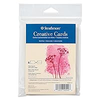 Strathmore Creative Cards, Palm Beach, Announcement Size, 3.5x4.875 inches, 6 Pack, Envelopes Included - Custom Greeting Cards for Weddings, Events, Birthdays