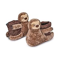 Coddies Sloth Slippers - Sloth Shoes - Sloth Gifts - Funny Plush Slippers for Men, Women & Kids
