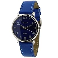 Picador Unisex Fashion Watch Easy Read Bold Numbers Classic