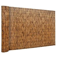 DearHouse Natural Reed Fencing, Eco-Friendly Reed Fence, 6 feet High x 16.4 feet Long, Reed Screen for Garden, Privacy Fence