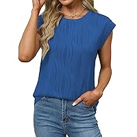 Heymiss Womens Summer Tops Short Sleeve Shirts Loose Casual Basic T-Shirt Blouses Crewneck S-2XL