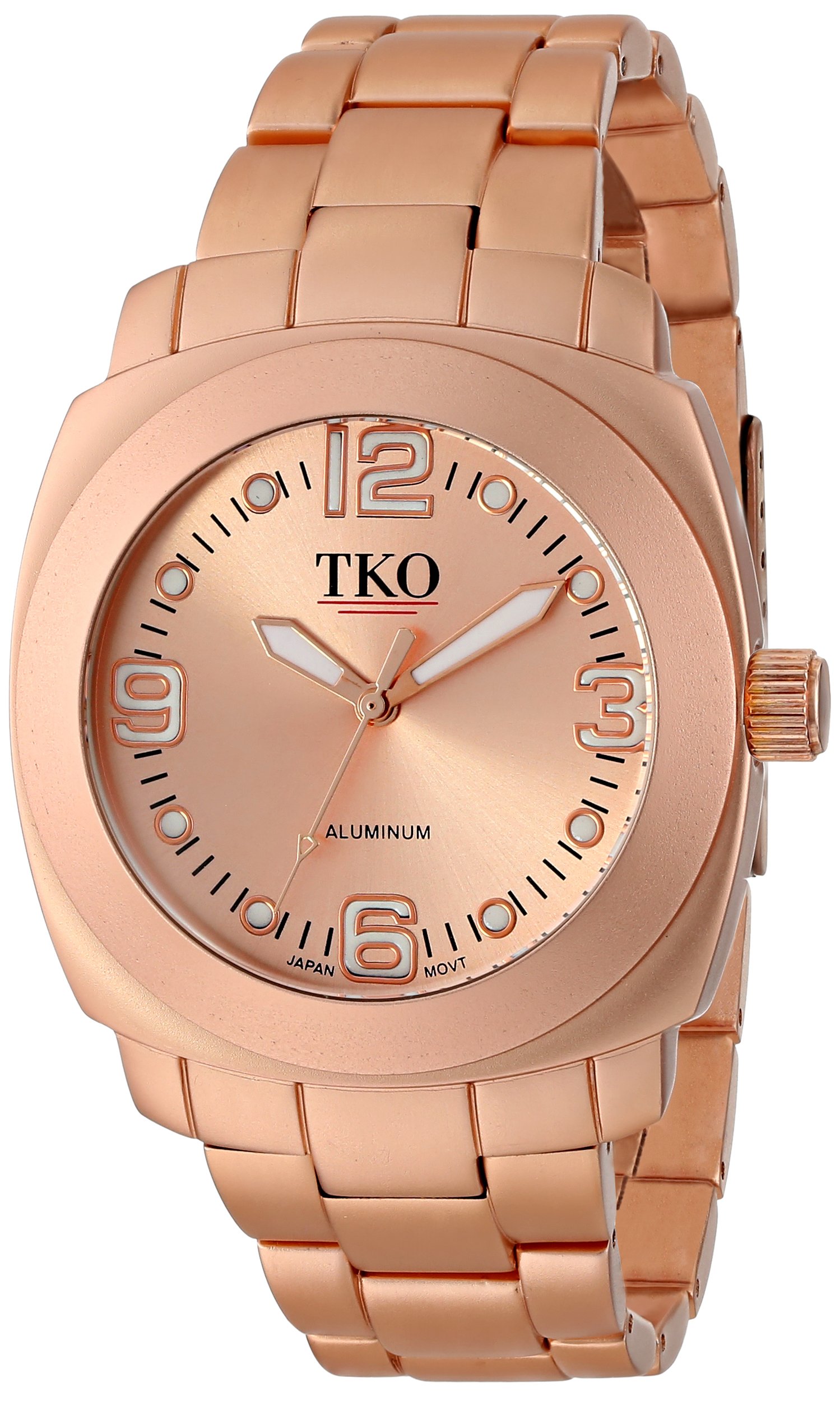 TKO ORLOGI Women's TK620RG Rose Gold Aluminum Bracelet Watch