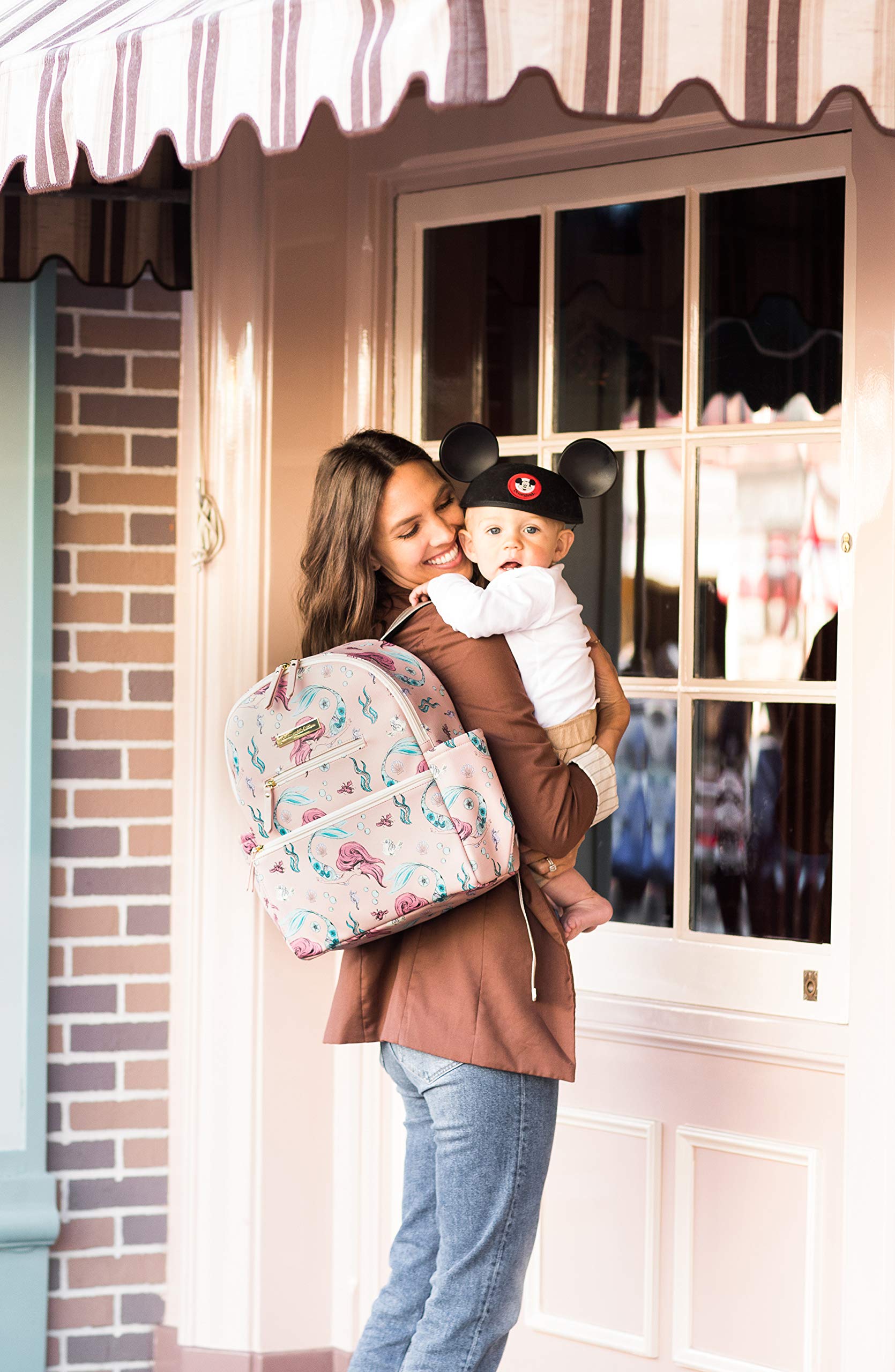 Petunia Pickle Bottom Ace Backpack | Diaper Bag | Diaper Bag Backpack for Parents | Baby Diaper Bag | Stylish and Spacious Backpack for On-the-Go Moms and Dads | Little Mermaid