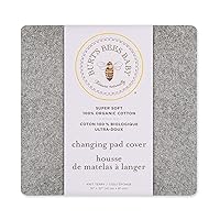 Burt's Bees Baby - Changing Pad Cover, 100% Organic Cotton Changing Pad Liner for Standard 16