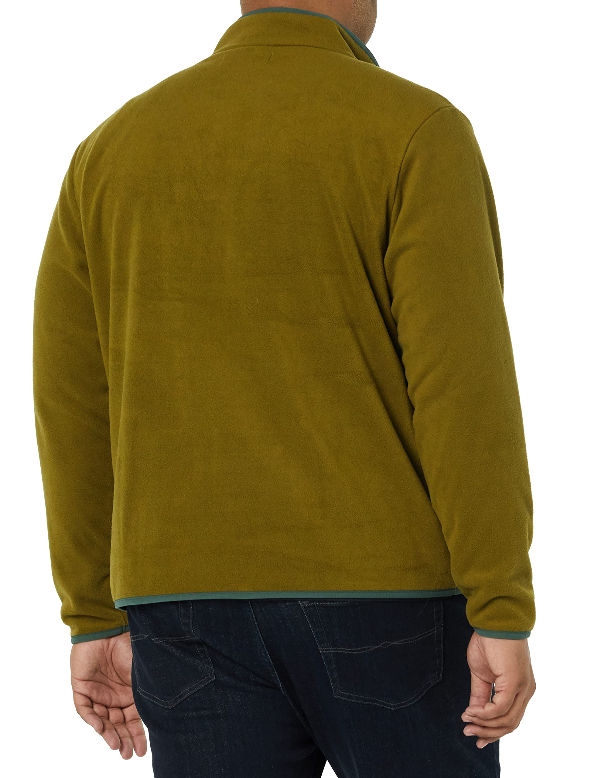 Amazon Essentials Men's Snap-Front Pullover Polar Fleece Jacket