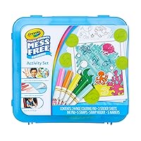 Crayola Color Wonder Mess Free Coloring Activity Set (30+ Pcs), With Markers, Stamps, and Stickers, Gift for Toddlers, 3+