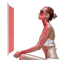 Red Light Therapy Panel, Deep Red 660nm and Near Infrared 850nm Light Combo(646 LEDs)