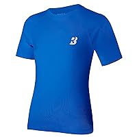 Roadbox Boys Youth Compression Shirt - Short Sleeve Undershirt for Kids Quick Dry Athletic Baseball T-Shirt Base Layer