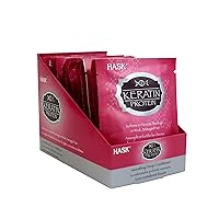 HASK Keratin Smoothing Deep Conditioner Treatments for all hair types, color safe, gluten-free, sulfate-free, paraben-free - Pack of 12 HASK Keratin Smoothing Deep Conditioner Treatments for all hair types, color safe, gluten-free, sulfate-free, paraben-free - Pack of 12
