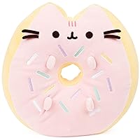 GUND Sprinkle Donut Pusheen Squishy Plush Stuffed Animal Cat, Pink and Mint, 12”
