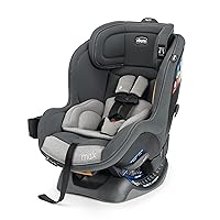 NextFit Max ClearTex Convertible Car Seat| Rear-Facing Seat for Infants 12-50 lbs. | Forward-Facing Toddler Car Seat 25-65 lbs. | Baby Travel Gear | Cove/Grey