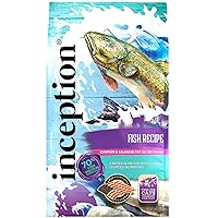 Inception® Dry Cat Food Fish Recipe – Complete and Balanced Cat Food – Meat First Legume Free Dry Cat Food – 4 lb. Bag